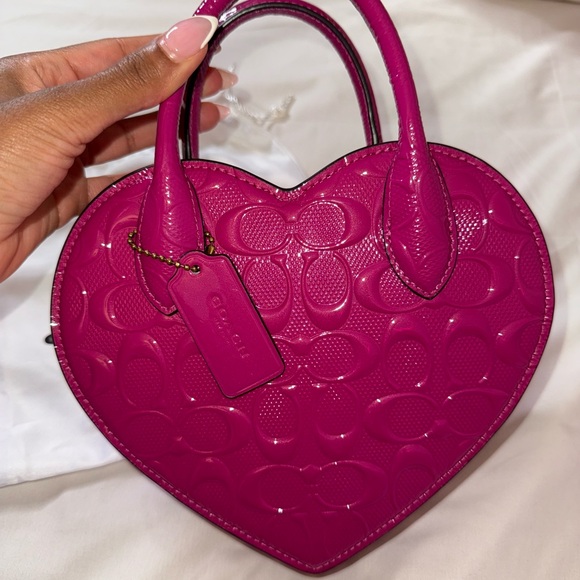 Coach Heart Mini Bag - Picture 1 of 7